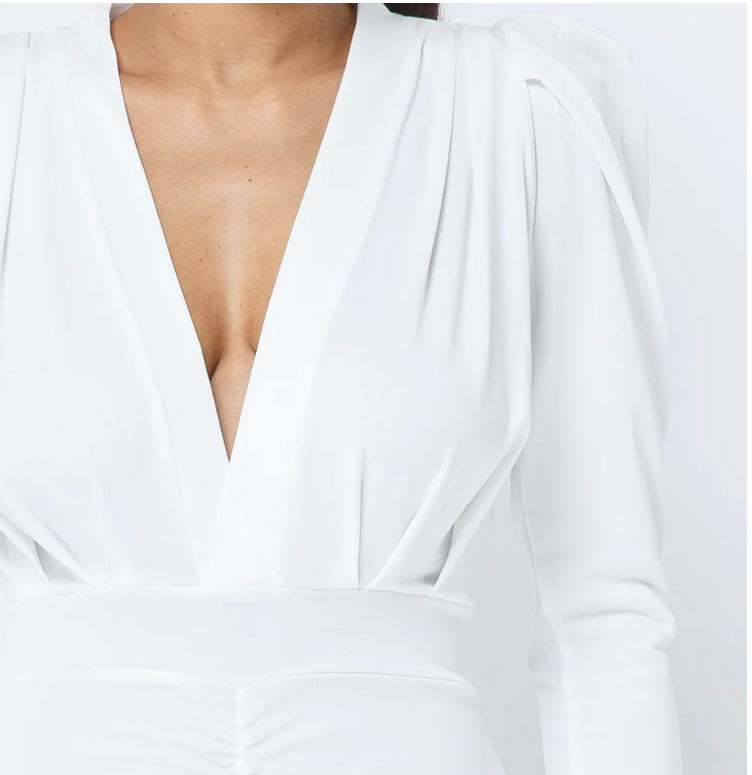 Watch Me Ruched Dress